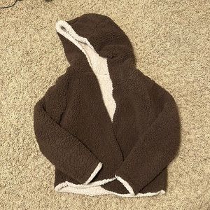 Reversible teddy jacket